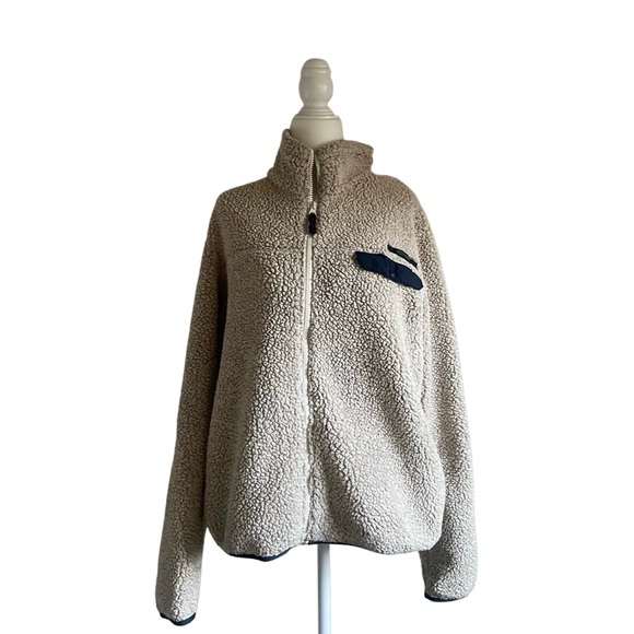 Women’s Columbia XL Cream Sherpa Zip Jacket - Picture 3 of 6